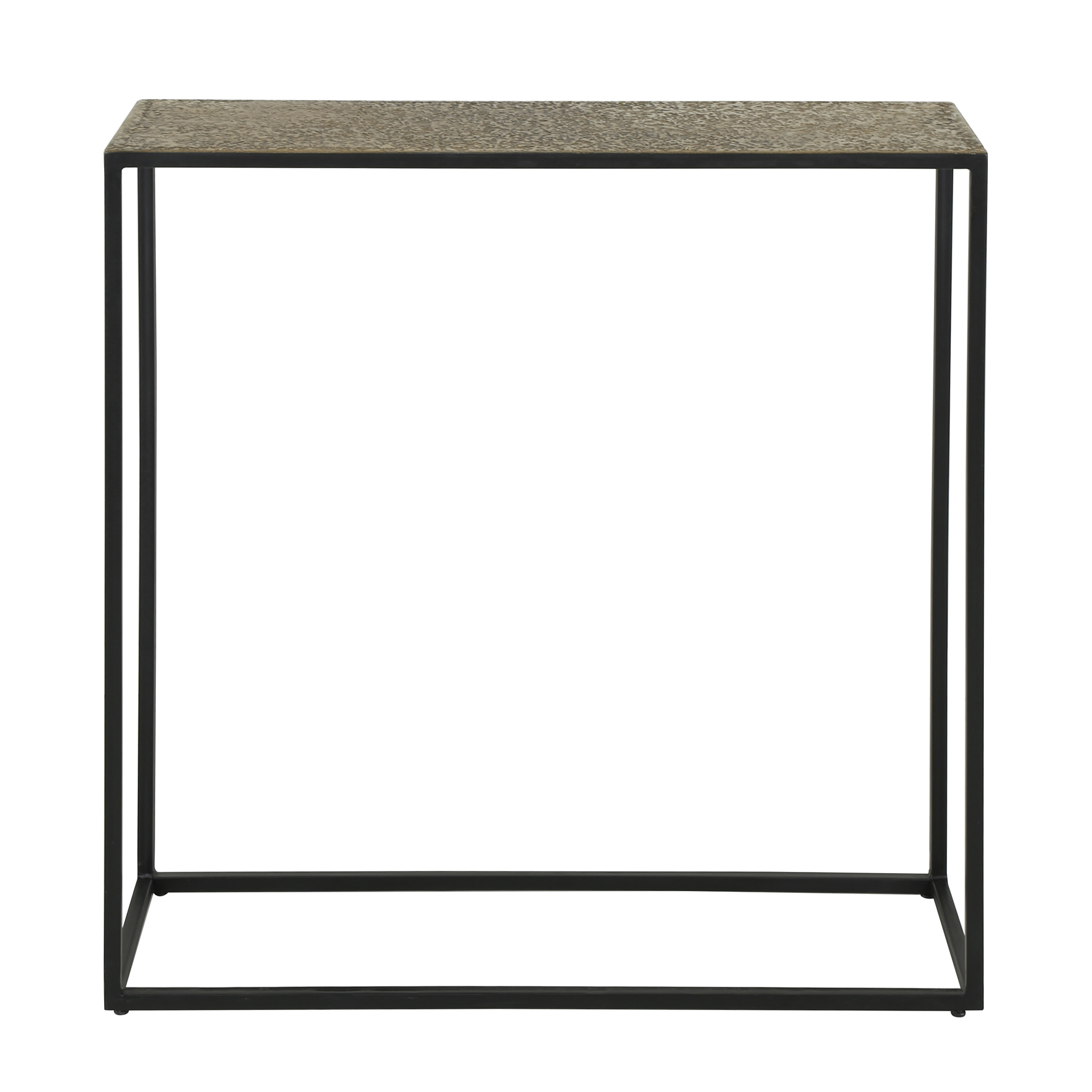 HOME-DESIGNS Konsolentisch LION schwarz Gold Metall