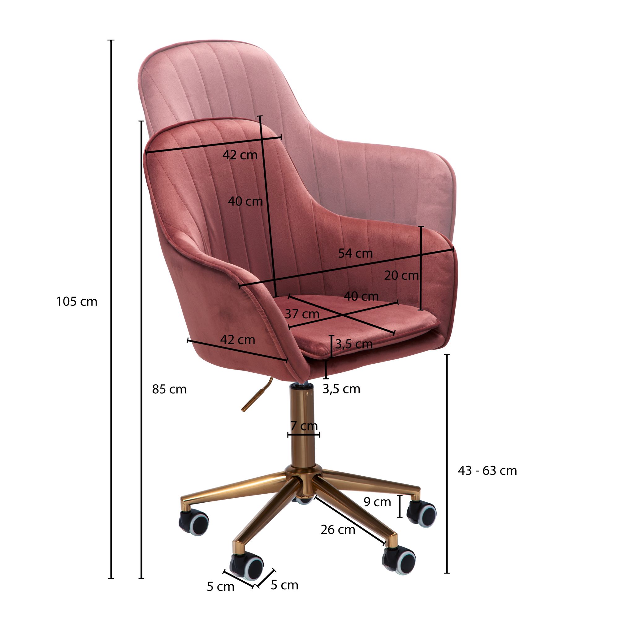 57499-Amstyle-Schreibtischstuhl-Samt-Rosa---Design-Drehstuhl-mit-Lehne---Arbeitsstuhl-mit-120-kg-Maximalbelastung---Schalenstuhl-mit-Rollen---Stuhl-drehbar-SPM1-431-SPM1-431_2.jpg