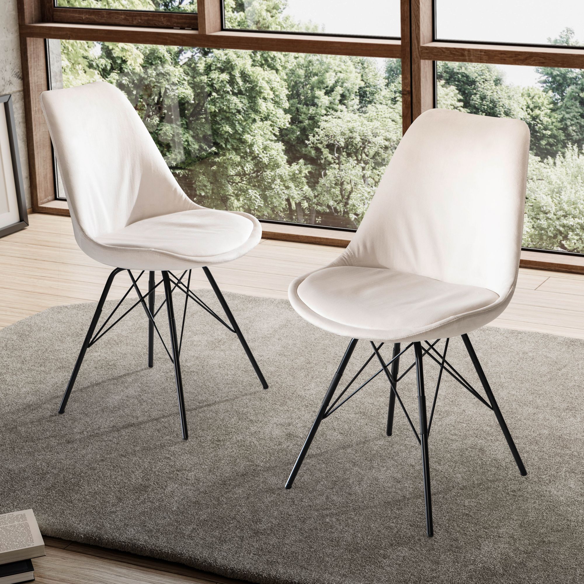 92804-WOHNLING-Esszimmerstuhl-2er-Set-Samt-Weiss-Kuechenstuhl-mit-schwarzen-Beinen--Schalenstuhl-Skandinavisches-Design--Polsterstuhl-mit-Stoffbezug--Stuhl-Gepolstert-WL6-991-WL6-991_2.jpg