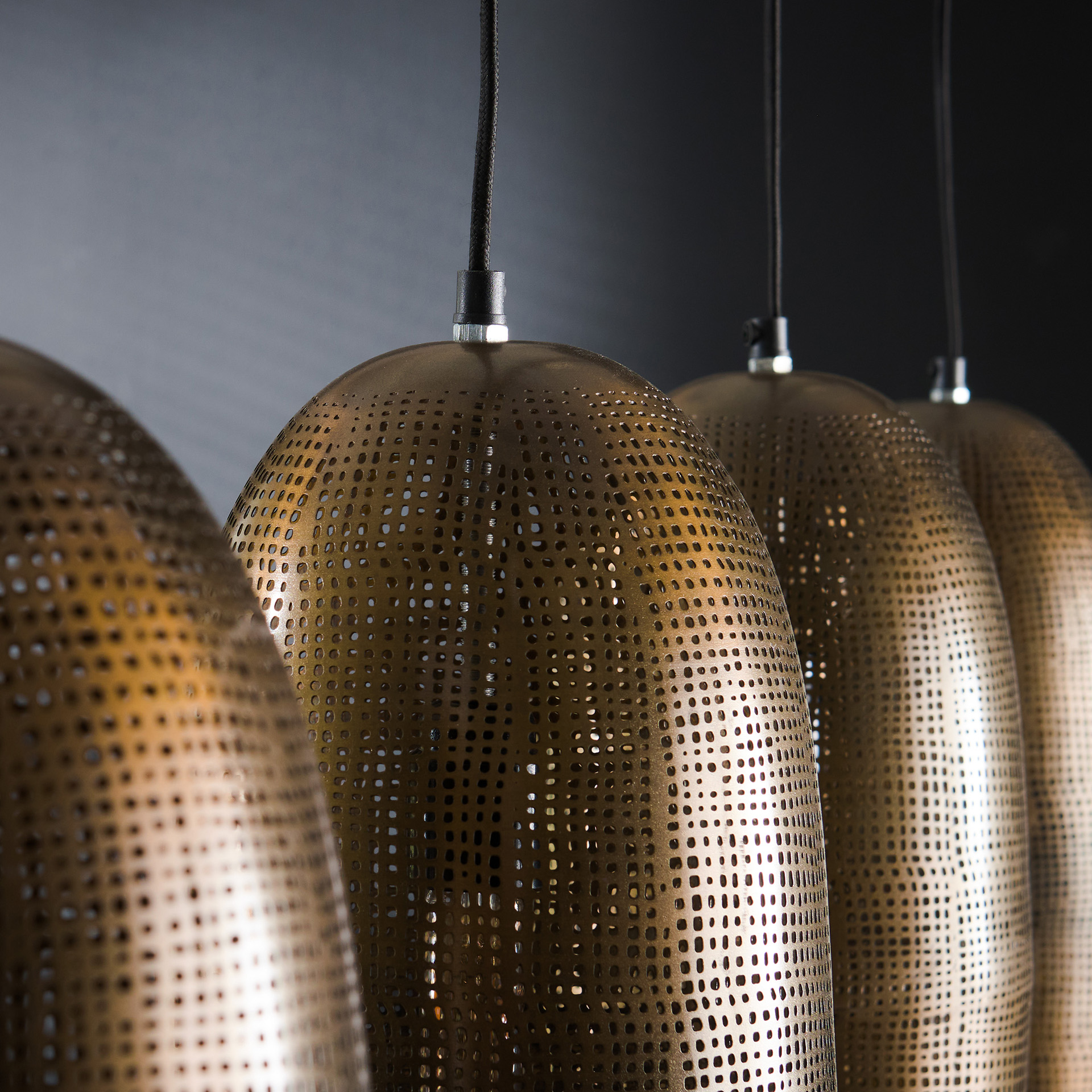 Design Deckenleuchte 4-flammig Cosmic Metall modern Bronze-Antik-Finish Design Deckenleuchte 4-flammig Cosmic Metall modern Bronze-Antik-Finish