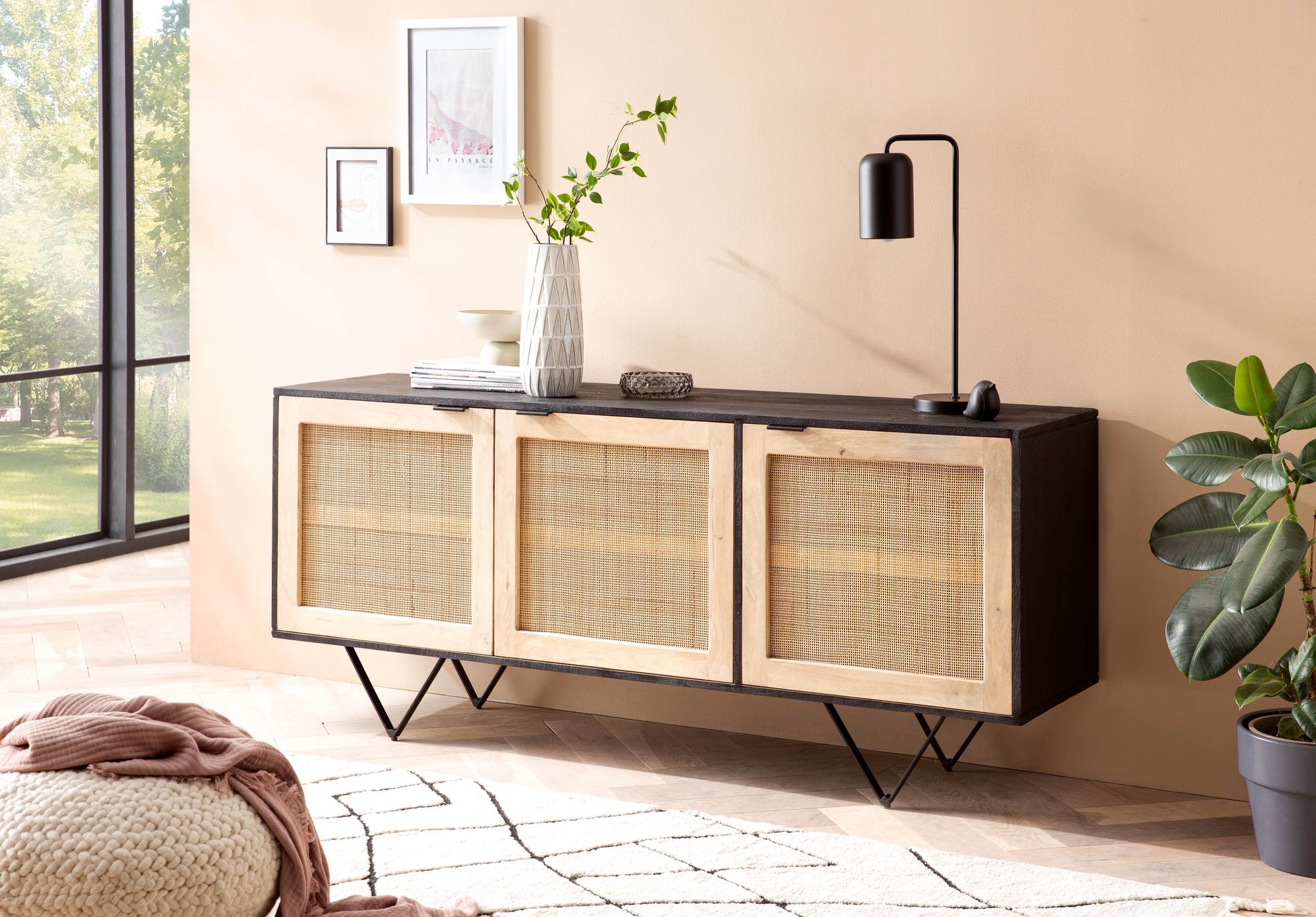 88335-WOHNLING-Sideboard-175x45x75-cm-Schwarz---Rattan-WL6-799-WL6-799_2.jpg