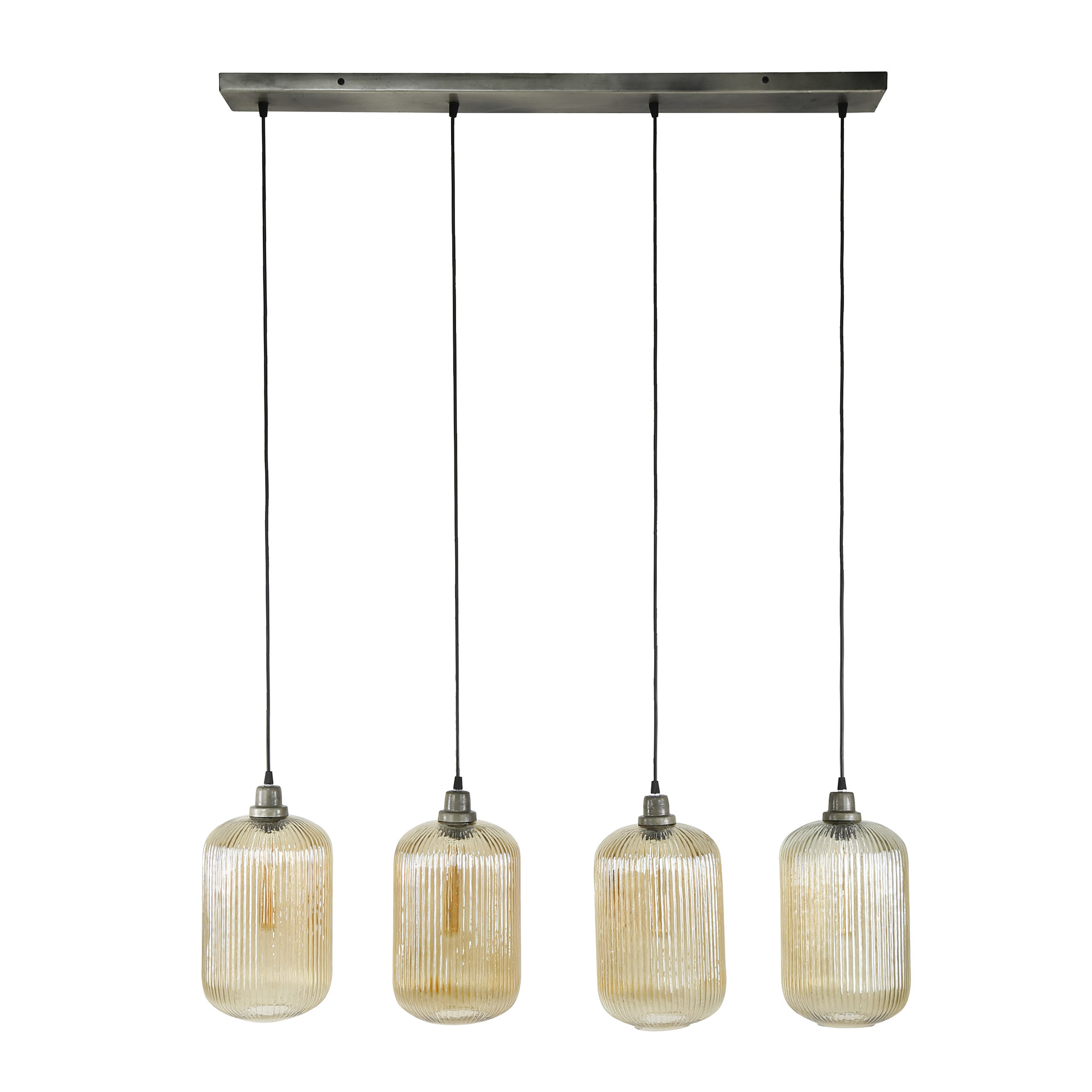 Design Hängelampe 4-flammig stripe cilinder