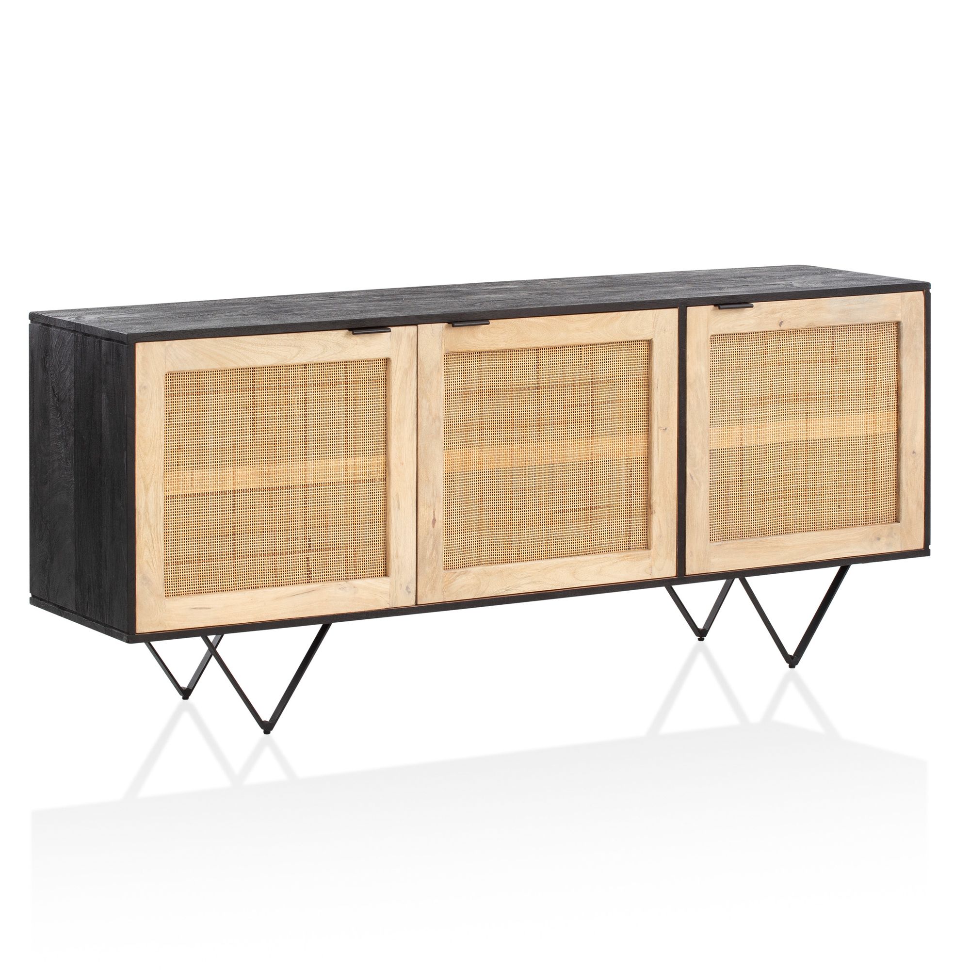 88335-WOHNLING-Sideboard-175x45x75-cm-Schwarz---Rattan-WL6-799-WL6-799.jpg