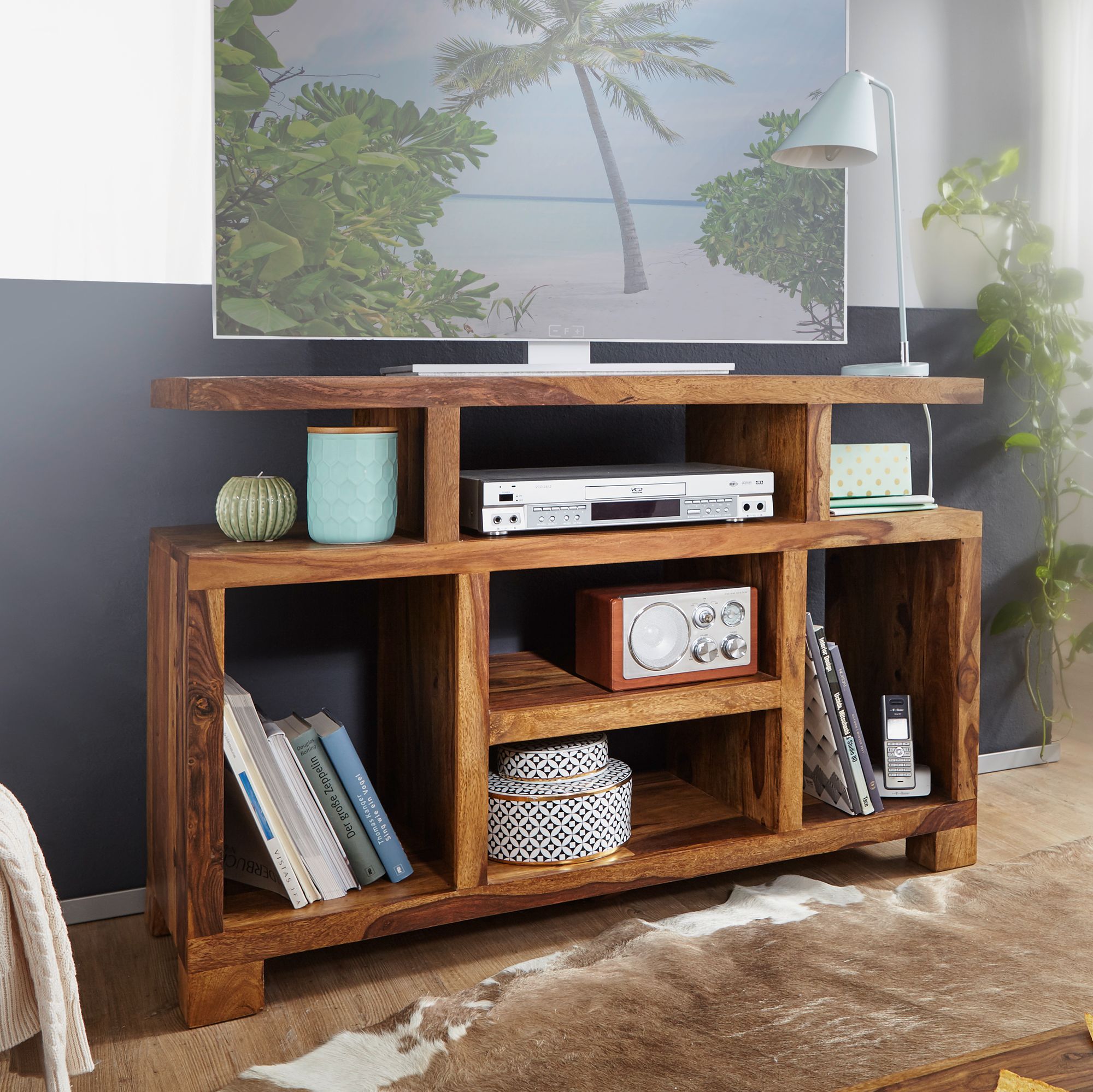 31312-WOHNLING-Sideboard-MUMBAI-Sheesham-Massivholz-115-x-76-x-40-cm-Landhaus-Stil---Fernseh-Kommode-mit-Staufaechern---TV-Schrank-Anrichte-Echt-Holz-mit-4-Standbeinen-Standregal-Fernse_1.jpg