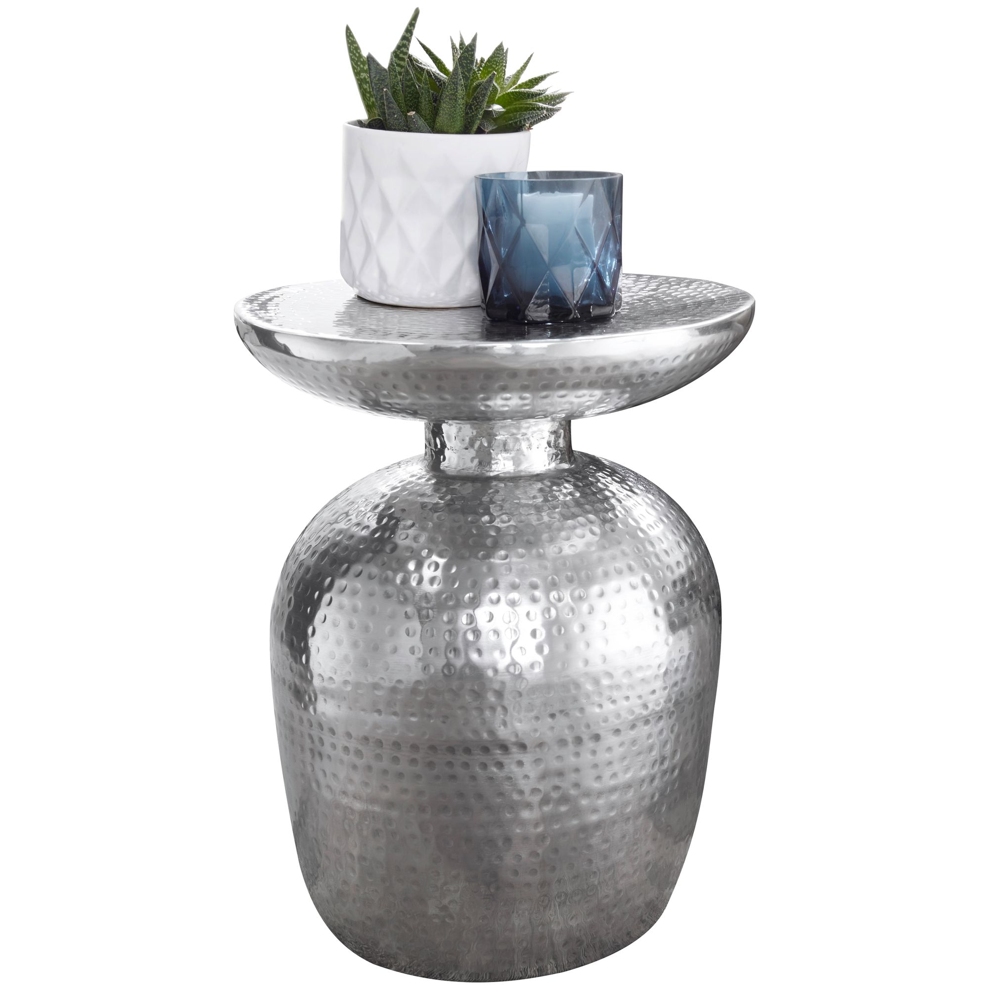 46244-WOHNLING-Beistelltisch-DELYLA-Aluminium-36-5x46x36-5-cm-Dekotisch-Silber-orientalisch-rund---Designer-Ablagetisch-Metall-modern---Anstelltisch-schmal----Kleiner-Hammerschlag-Abstell.jpg