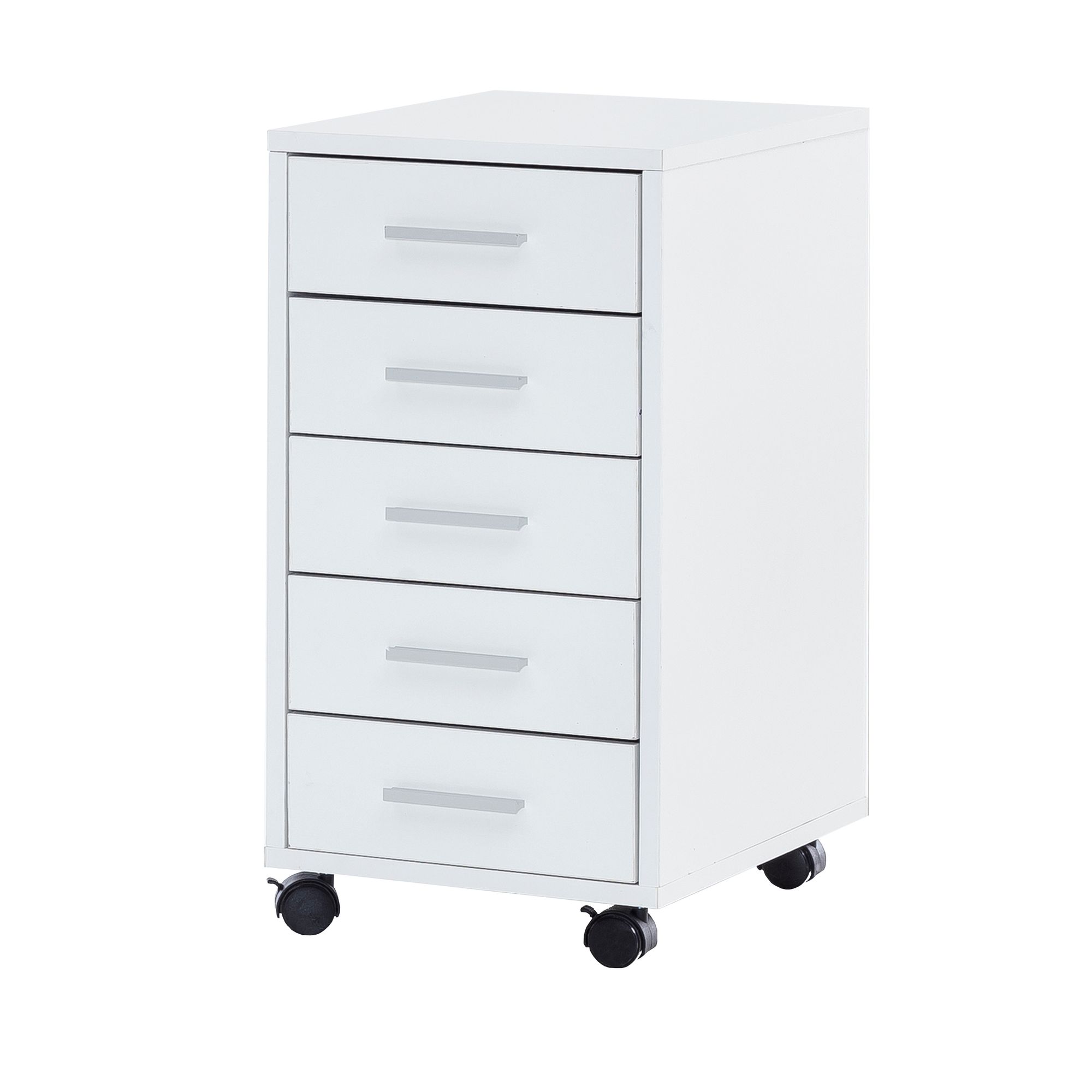 45767-WOHNLING-Rollcontainer-LISA-Weiss-33-x-63-x-38-cm-Holz-Schubladenschrank-Schreibtisch---Buero-Schrank-mit-5-Schubladen---Container-Rollschrank-klein-Standcontainer-schmal---Schreibt.jpg