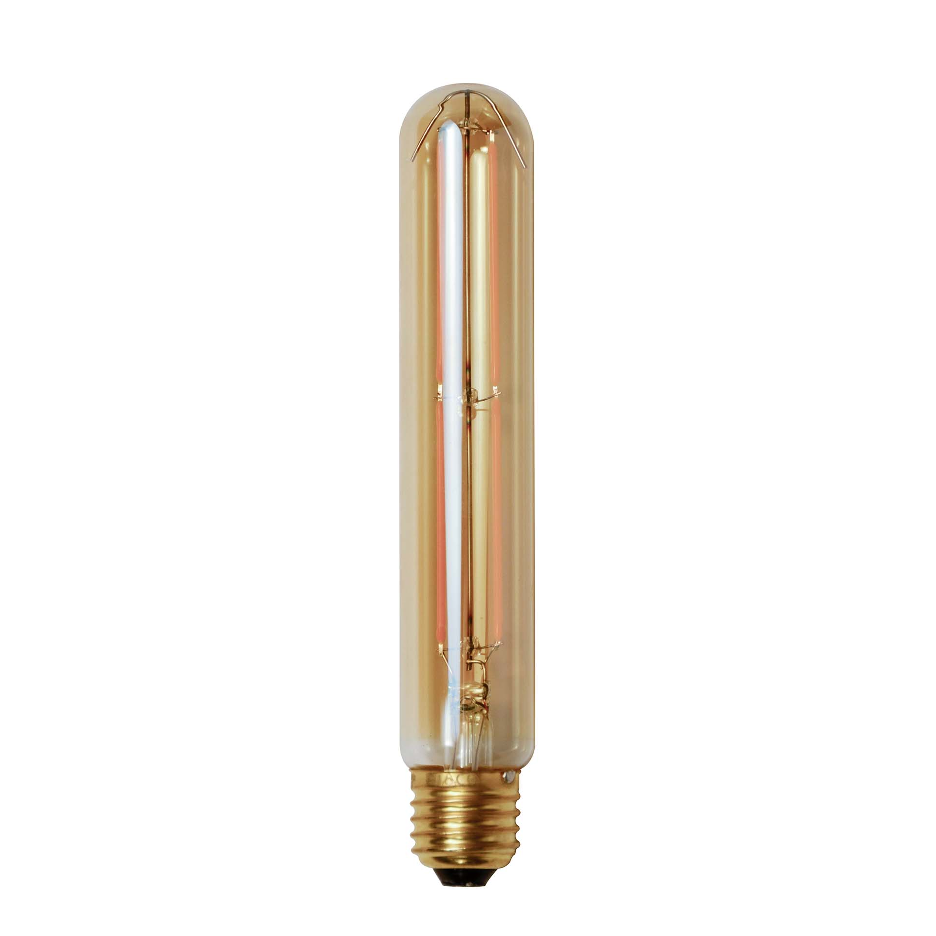 LED Filament-Röhre T32-L185 E27 18,5 cm Amber | 2100K dimmbar
