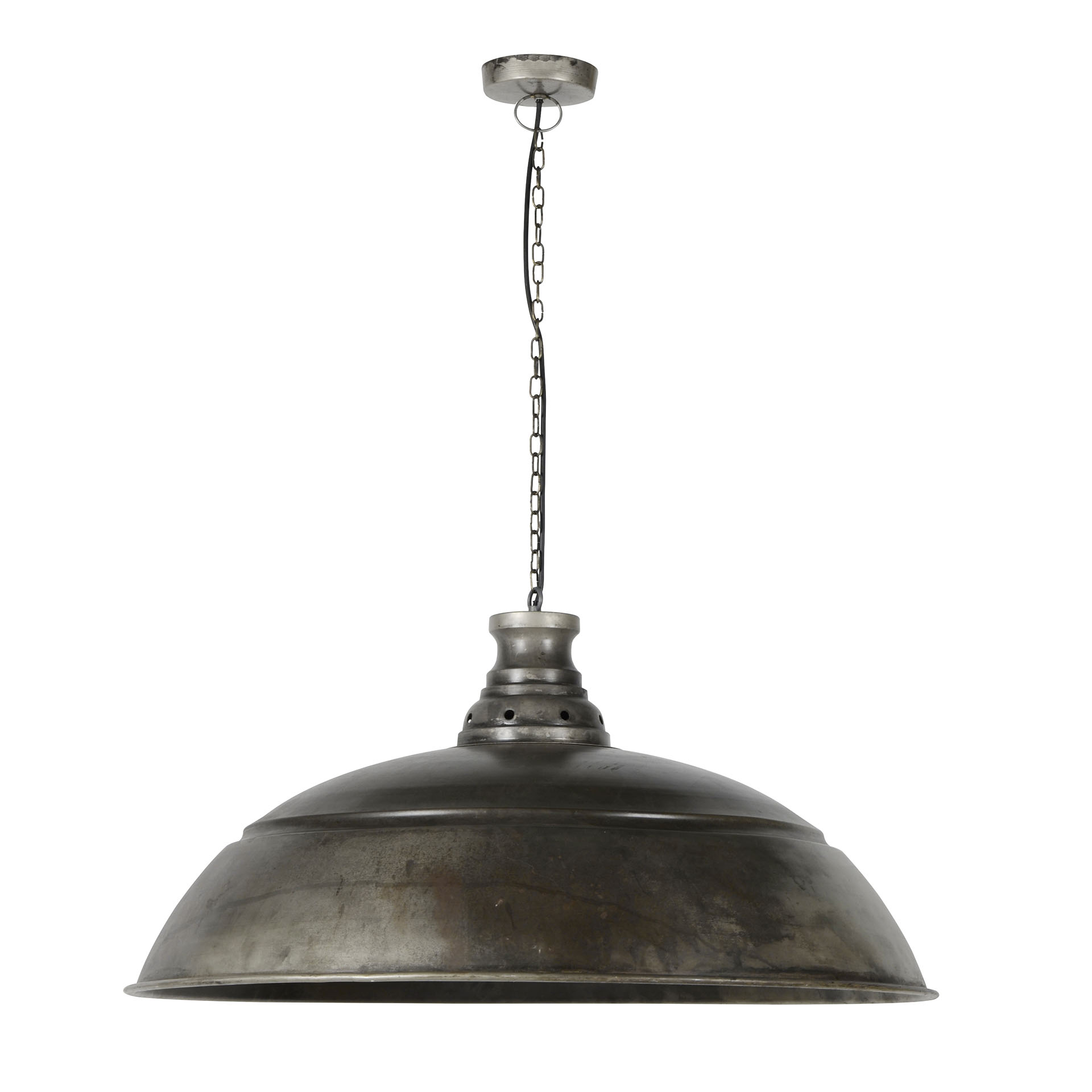 Design Hängelampe 80 cm TACOL Industrial Design schwarz/bronze