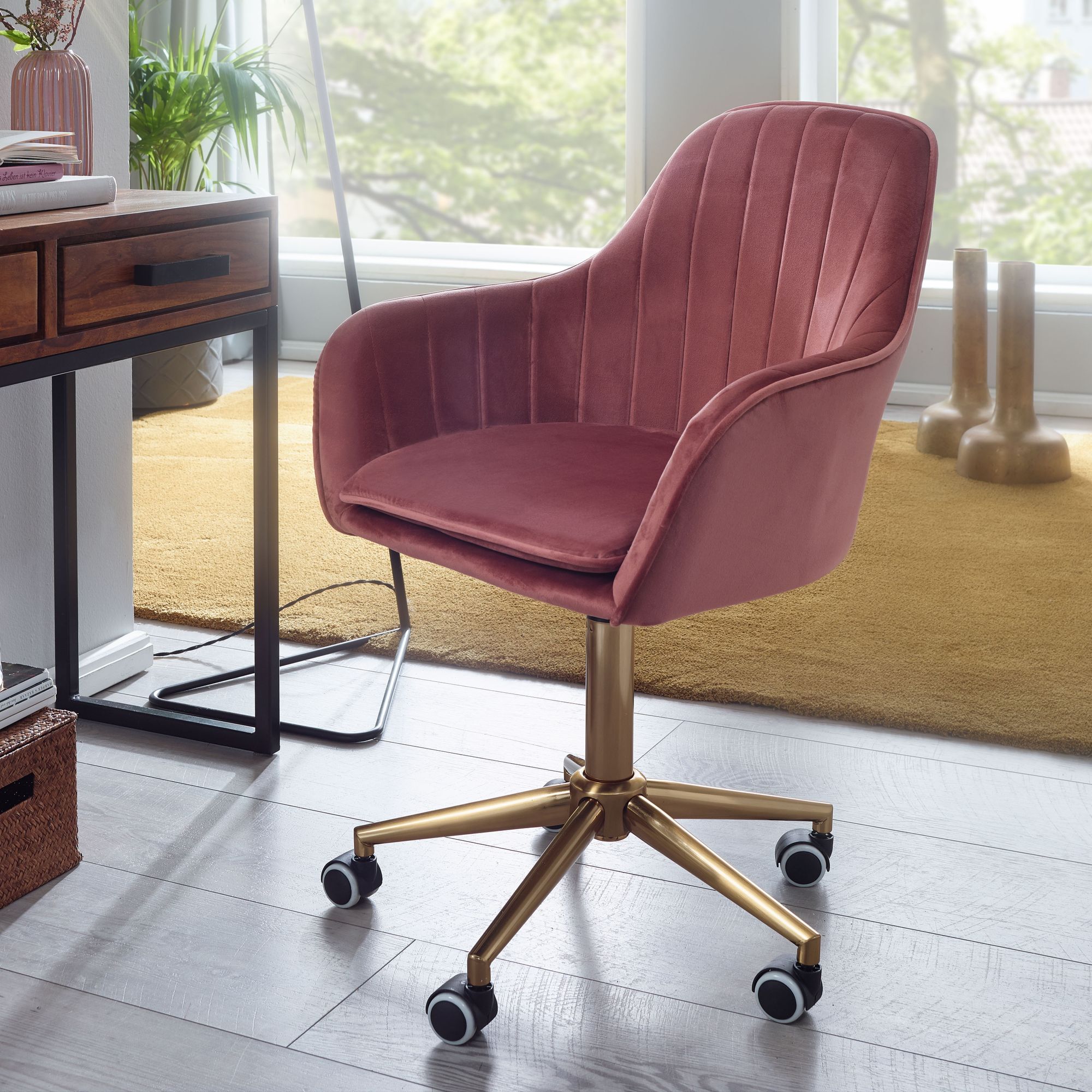 57499-Amstyle-Schreibtischstuhl-Samt-Rosa---Design-Drehstuhl-mit-Lehne---Arbeitsstuhl-mit-120-kg-Maximalbelastung---Schalenstuhl-mit-Rollen---Stuhl-drehbar-SPM1-431-SPM1-431.jpg