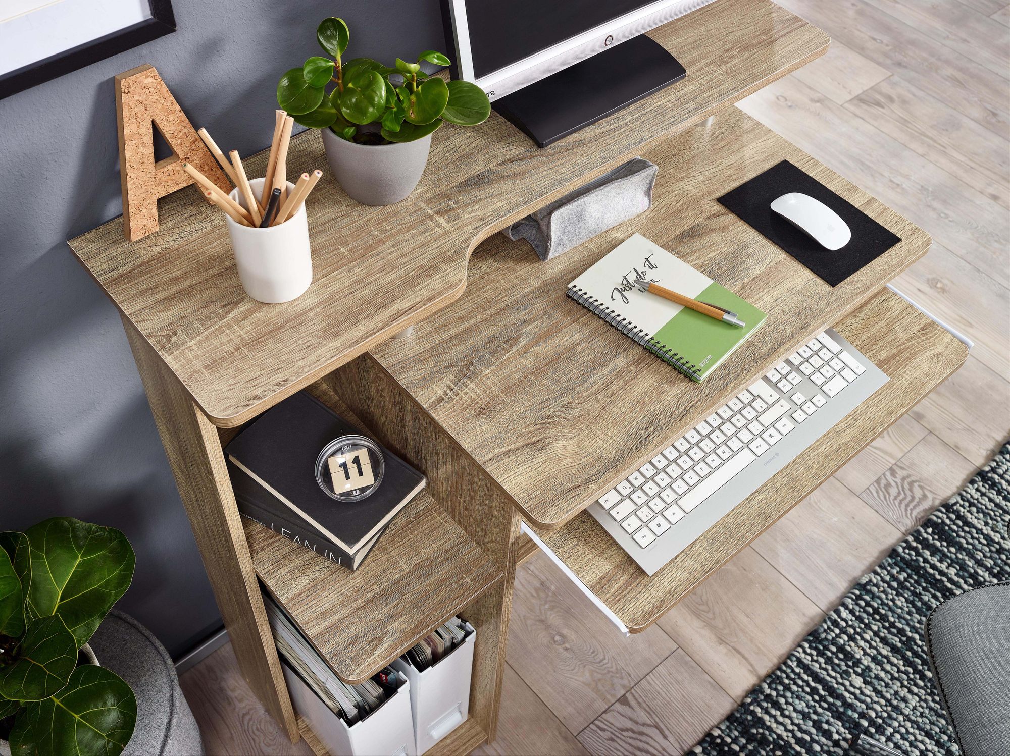 38329-WOHNLING-Computertisch-WL1-171-Sonoma-94x90-5x48-5-cm-Laptop-Tisch-Modern-mit-Tastaturauszug---PC-Tisch-mit-Drucker-Ablage-platzsparend---Schreibtisch-fuer-kleine-Raeume-mit-Ablag_6.jpg