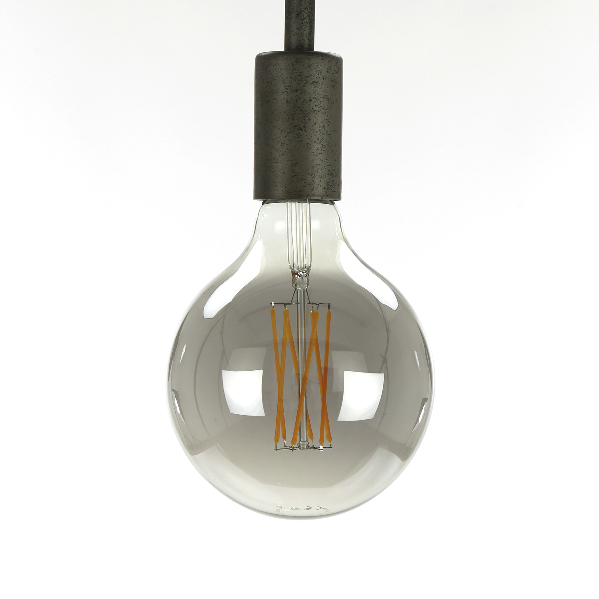 Design Glühlampe LED Filament Globus Ø12,5 / Smoke Grey