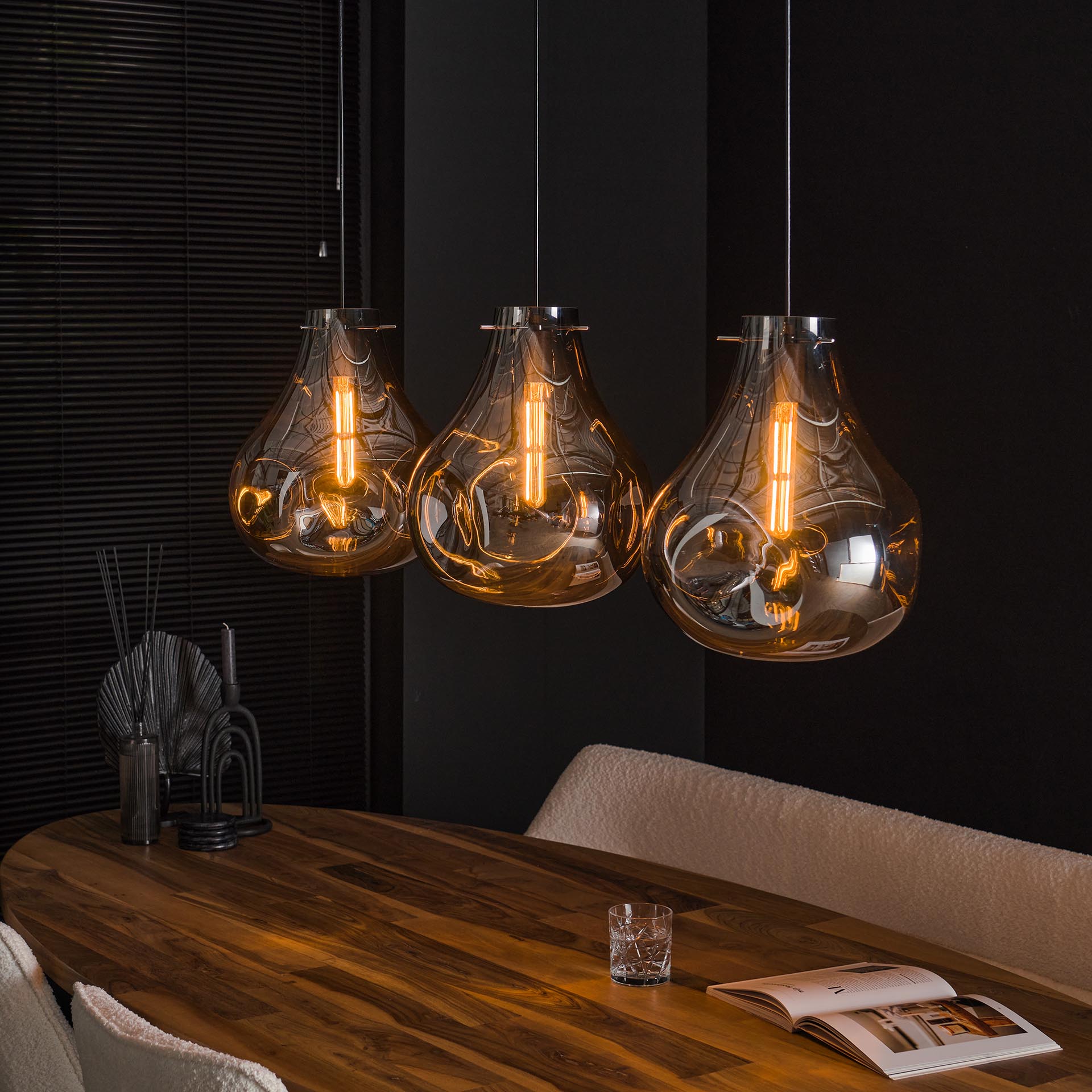 Design Hängelampe 'Dent Glass'