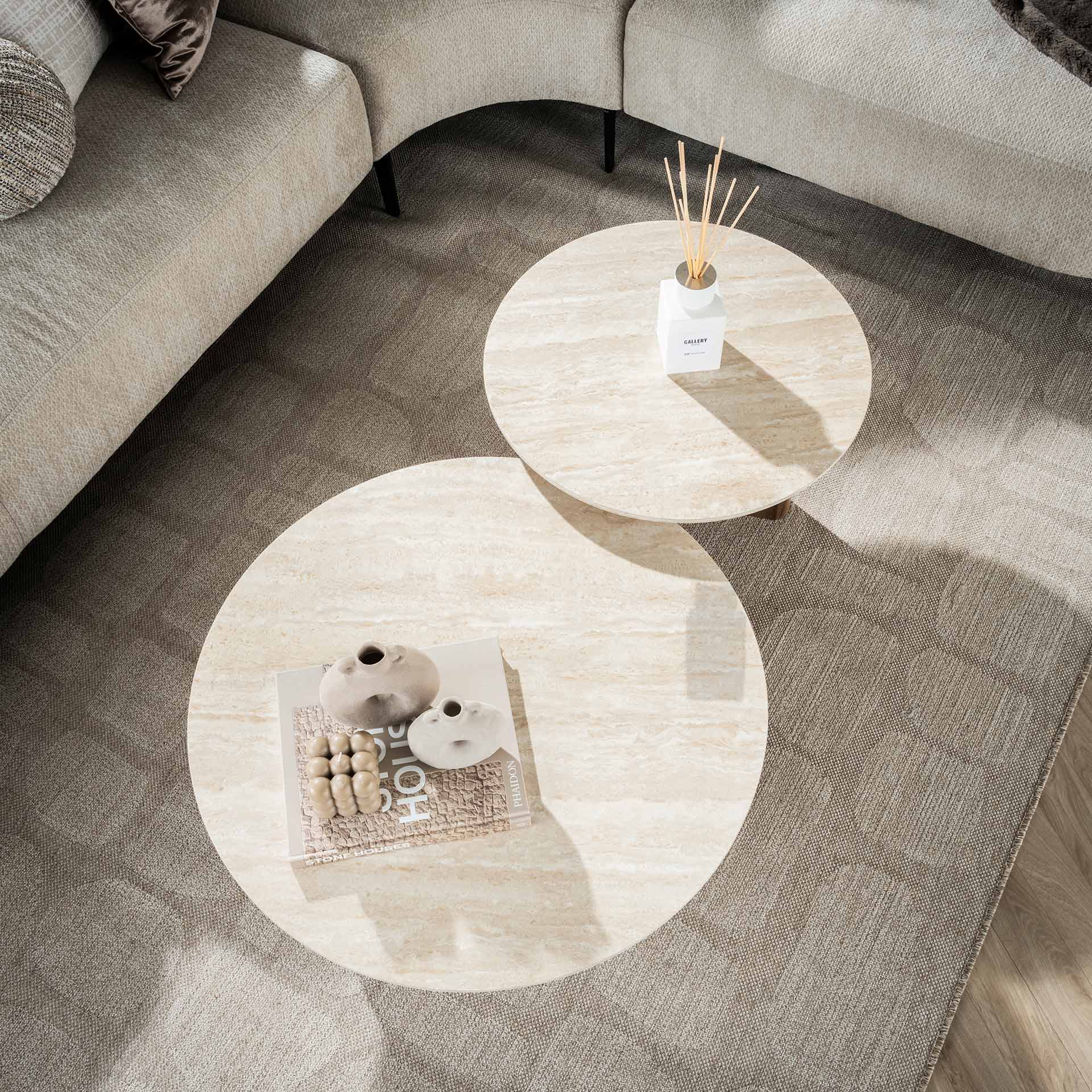Designer Couchtisch-Set/2 Romano Keramikplatte Designer Couchtisch-Set/2 Romano Keramikplatte