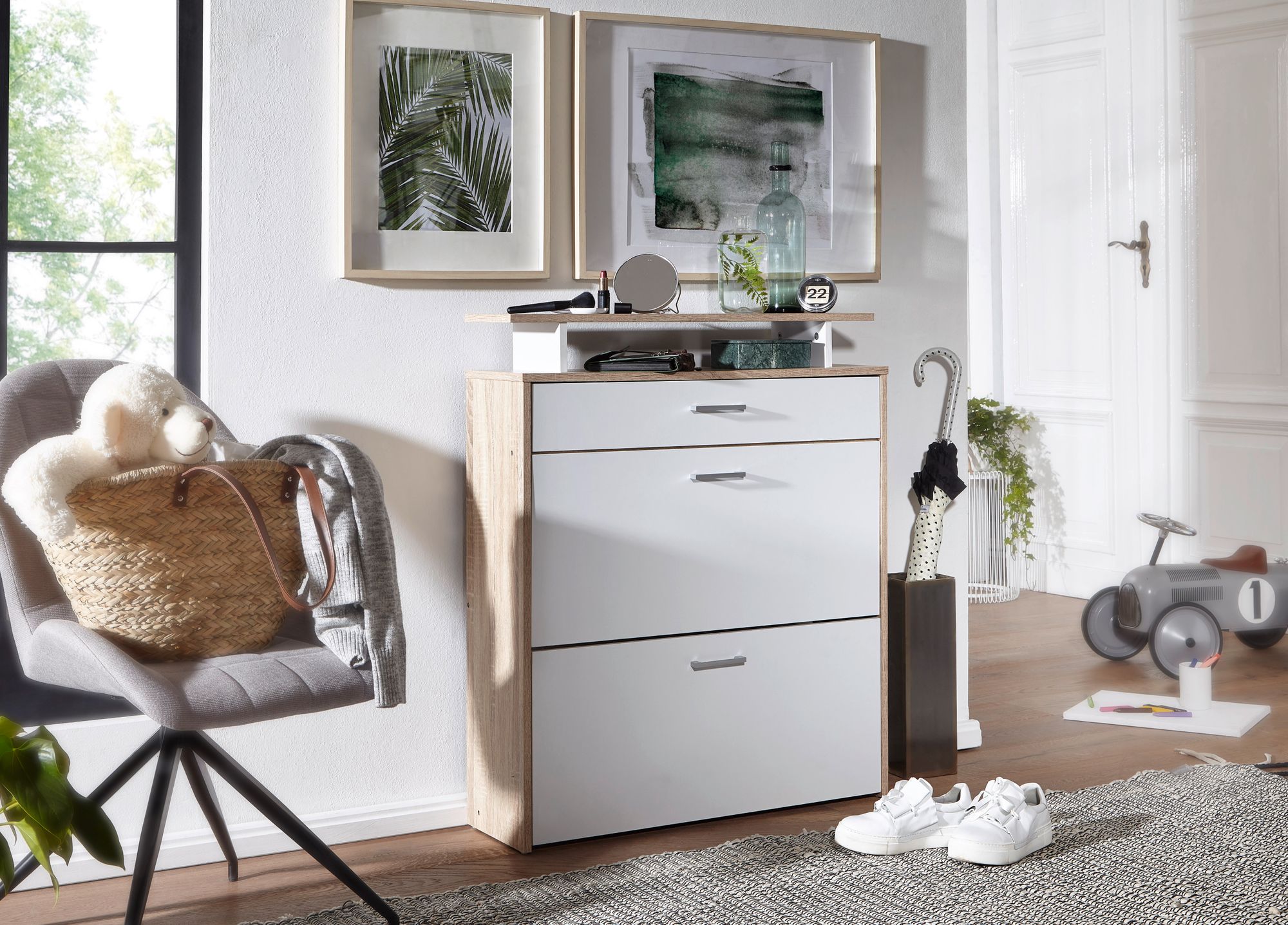 40531-WOHNLING-Schuhkipper-WL1-794-Holz-80x94x24-cm-Modern-Sonoma-Eiche---Design-Schuhregal-Schuhkipper-Schmal---Schuhschrank-Schuhaufbewahrung-mit-Schublade---Flurschrank-Schuhablage-R_1.jpg