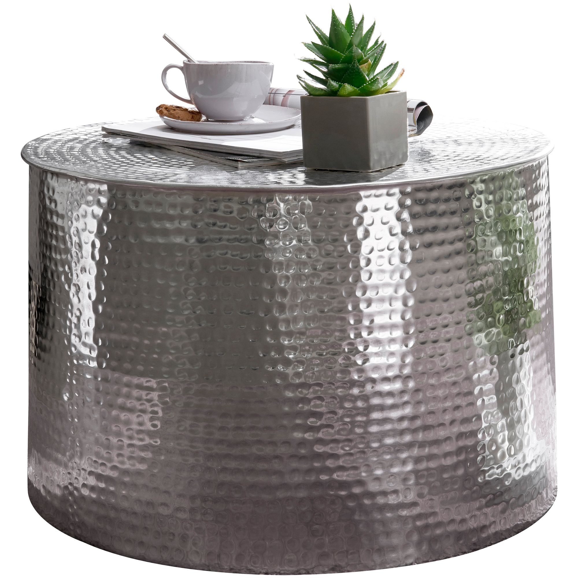 46290-WOHNLING-Couchtisch-RAHI-61-x-40-5-x-61-cm-Aluminium-Silbern-Beistelltisch-Orientalisch-Rund---Flacher-Hammerschlag-Sofatisch-Metall---Design-Wohnzimmertisch-Modern---Loungetisch-In.jpg